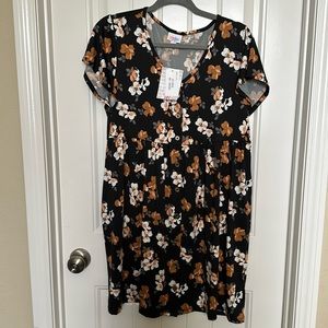 NWT Lularoe Heidi Babydoll Dress Sz M